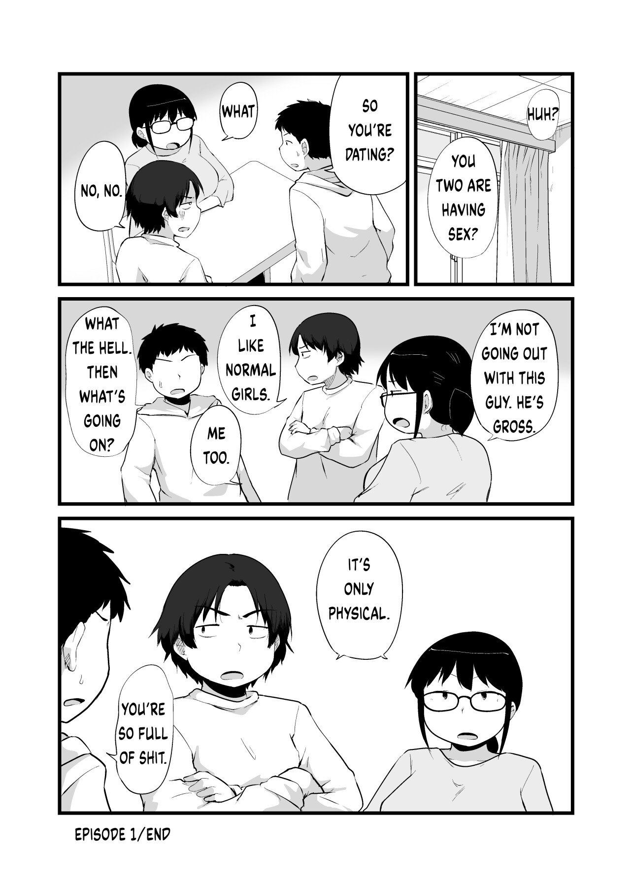 Hentai Manga Comic-My Friend Became a Plain-Faced Girl With Big Tits After TS-Read-37